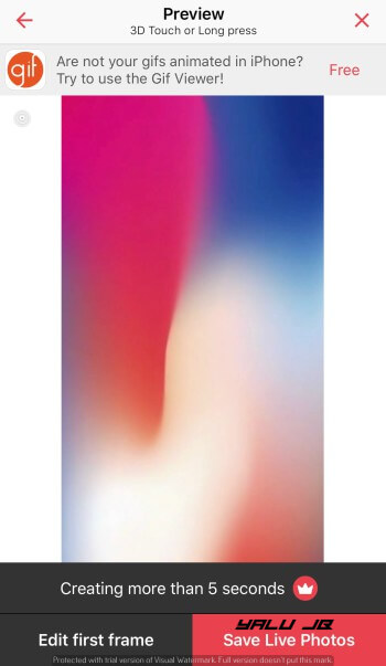 iPhone X iOS 11.2 Live Wallpapers